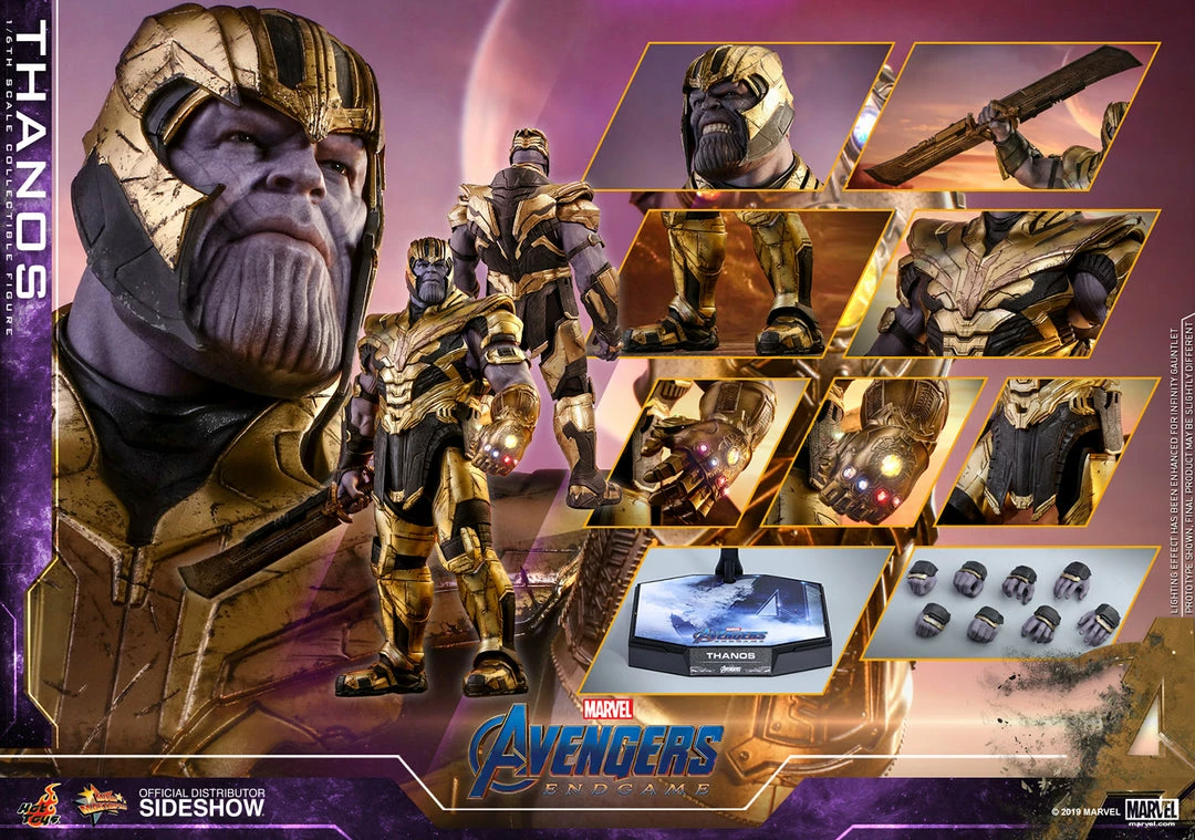 Thanos Sixth Scale Figure By Hot Toys Avengers: Endgame - Movie Masterpiece Series Avengers Earth's Heroes 20 Thanos Sixth Scale Figure By Hot Toys Avengers: Endgame - Movie Masterpiece Series Avengers Earth's Heroes