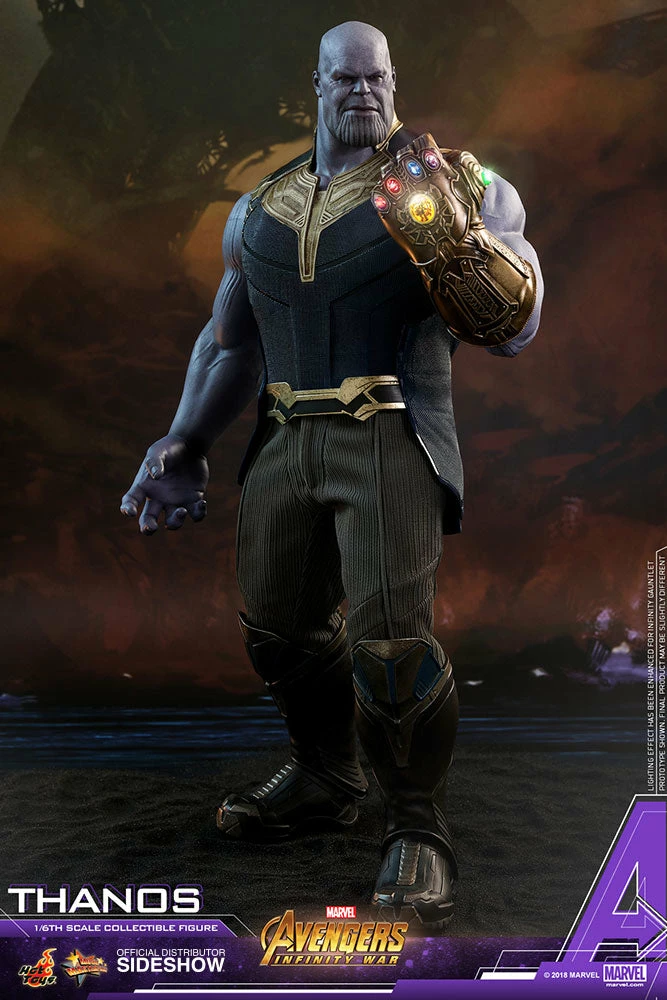 Avengers Earth's Heroes Thanos Sixth Scale Figure By Hot Toys Avengers: Infinity War - Movie Masterpiece Series 5 Avengers Earth's Heroes Thanos Sixth Scale Figure By Hot Toys Avengers: Infinity War - Movie Masterpiece Series