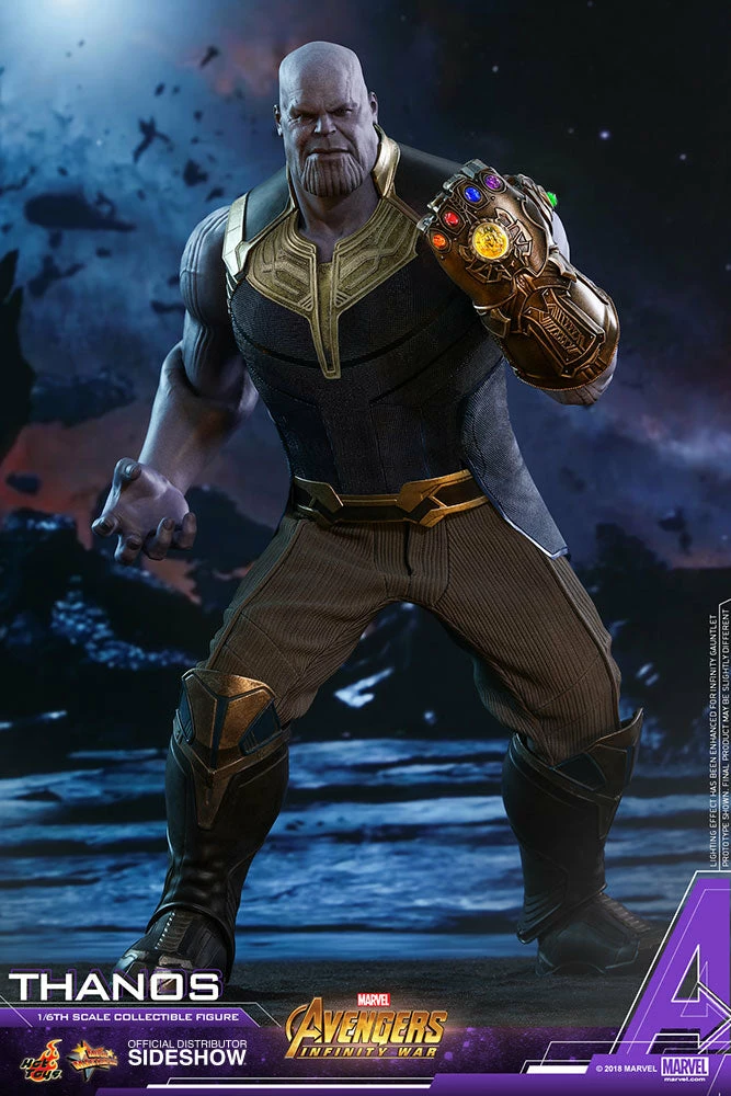 Avengers Earth's Heroes Thanos Sixth Scale Figure By Hot Toys Avengers: Infinity War - Movie Masterpiece Series 6 Avengers Earth's Heroes Thanos Sixth Scale Figure By Hot Toys Avengers: Infinity War - Movie Masterpiece Series