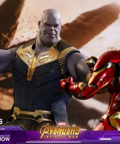 Avengers Earth's Heroes Thanos Sixth Scale Figure By Hot Toys Avengers: Infinity War - Movie Masterpiece Series 27 Avengers Earth's Heroes Thanos Sixth Scale Figure By Hot Toys Avengers: Infinity War - Movie Masterpiece Series