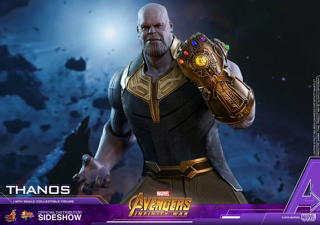Avengers Earth's Heroes Thanos Sixth Scale Figure By Hot Toys Avengers: Infinity War - Movie Masterpiece Series 2 Avengers Earth's Heroes Thanos Sixth Scale Figure By Hot Toys Avengers: Infinity War - Movie Masterpiece Series