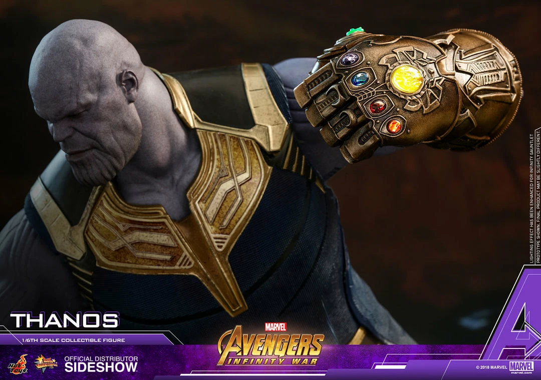 Avengers Earth's Heroes Thanos Sixth Scale Figure By Hot Toys Avengers: Infinity War - Movie Masterpiece Series 14 Avengers Earth's Heroes Thanos Sixth Scale Figure By Hot Toys Avengers: Infinity War - Movie Masterpiece Series