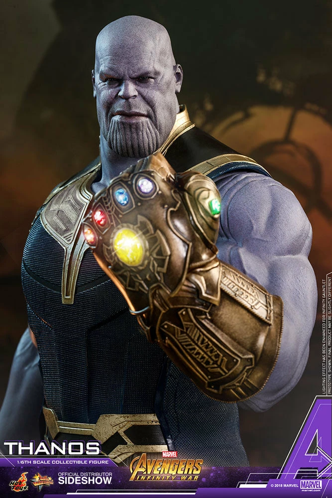 Avengers Earth's Heroes Thanos Sixth Scale Figure By Hot Toys Avengers: Infinity War - Movie Masterpiece Series 4 Avengers Earth's Heroes Thanos Sixth Scale Figure By Hot Toys Avengers: Infinity War - Movie Masterpiece Series