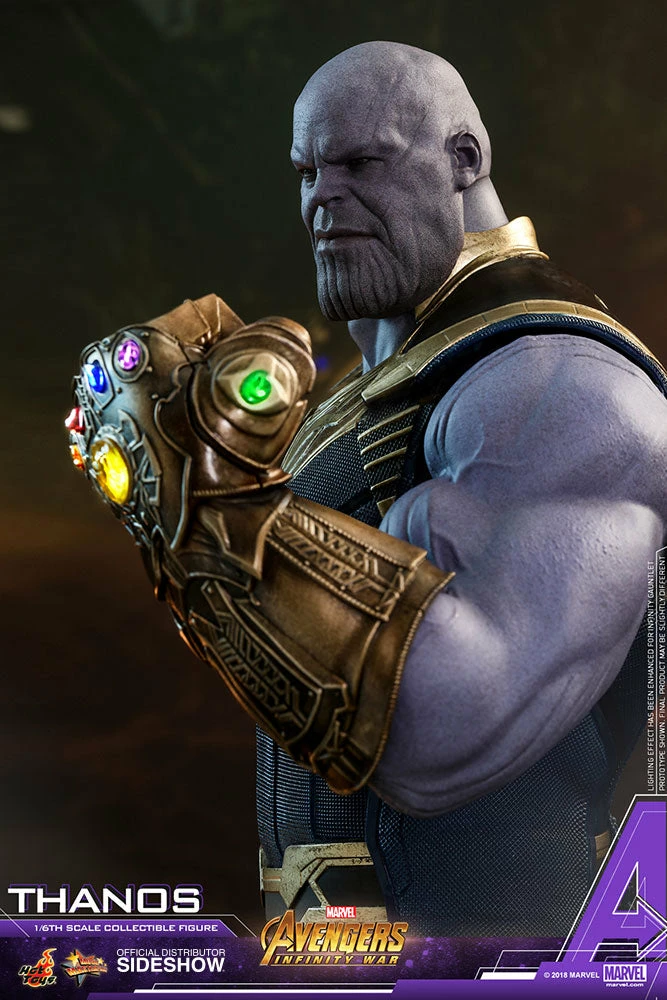 Avengers Earth's Heroes Thanos Sixth Scale Figure By Hot Toys Avengers: Infinity War - Movie Masterpiece Series 16 Avengers Earth's Heroes Thanos Sixth Scale Figure By Hot Toys Avengers: Infinity War - Movie Masterpiece Series