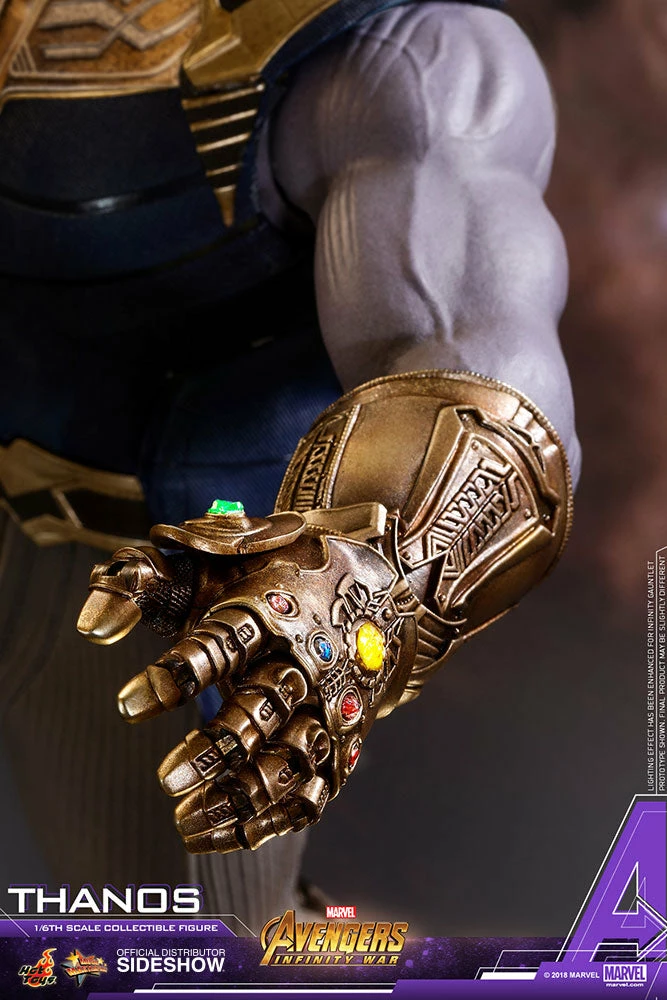 Avengers Earth's Heroes Thanos Sixth Scale Figure By Hot Toys Avengers: Infinity War - Movie Masterpiece Series 17 Avengers Earth's Heroes Thanos Sixth Scale Figure By Hot Toys Avengers: Infinity War - Movie Masterpiece Series