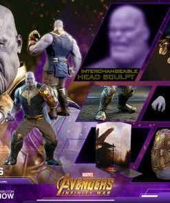 Avengers Earth's Heroes Thanos Sixth Scale Figure By Hot Toys Avengers: Infinity War - Movie Masterpiece Series 39 Avengers Earth's Heroes Thanos Sixth Scale Figure By Hot Toys Avengers: Infinity War - Movie Masterpiece Series