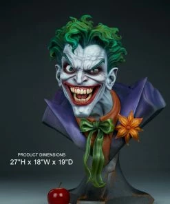 LIFE SIZED STATUES PROPS The Joker™ Life-Size Bust By Sideshow Collectibles DC Comics 29 LIFE SIZED STATUES PROPS The Joker™ Life-Size Bust By Sideshow Collectibles DC Comics