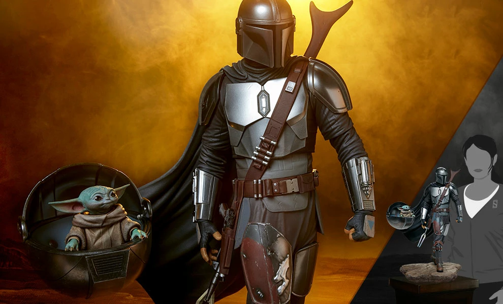 Premium Collection The Mandalorian™ And Grogu™ Premium Format™ Figure By Sideshow Collectibles 1 Premium Collection The Mandalorian™ And Grogu™ Premium Format™ Figure By Sideshow Collectibles