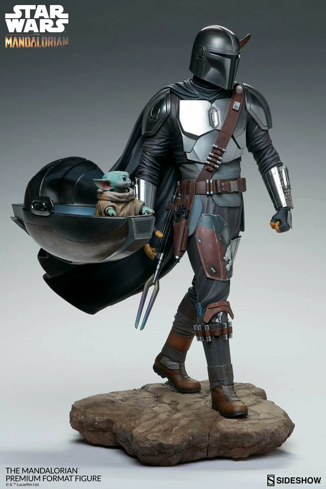 Premium Collection The Mandalorian™ And Grogu™ Premium Format™ Figure By Sideshow Collectibles 6 Premium Collection The Mandalorian™ And Grogu™ Premium Format™ Figure By Sideshow Collectibles