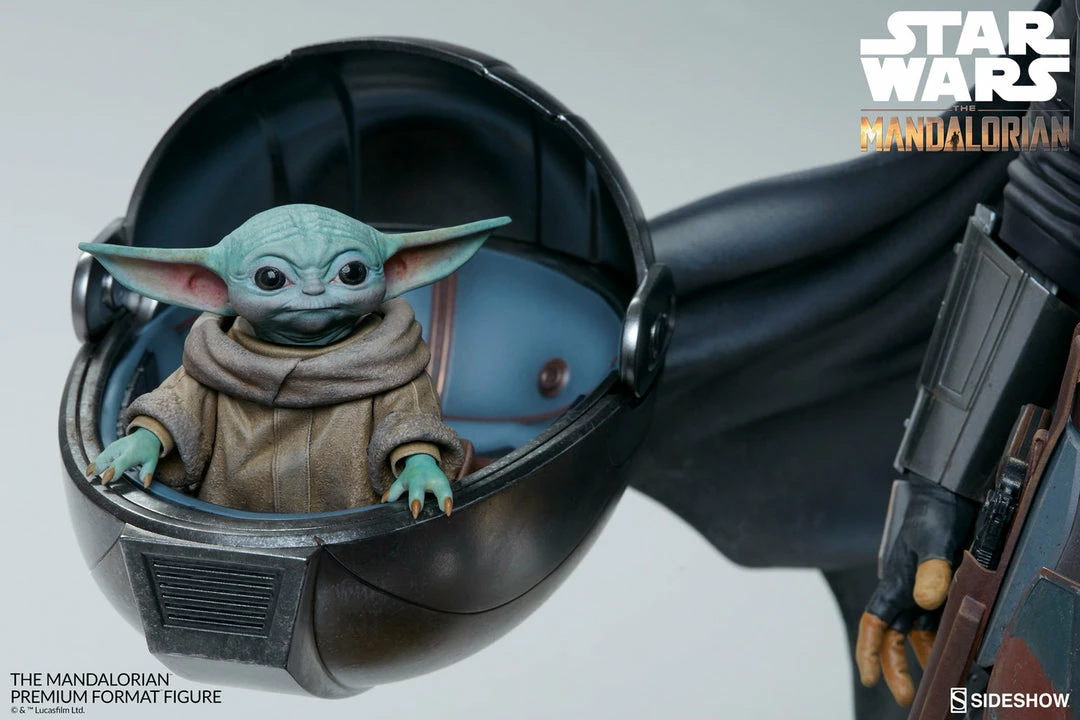 Premium Collection The Mandalorian™ And Grogu™ Premium Format™ Figure By Sideshow Collectibles 3 Premium Collection The Mandalorian™ And Grogu™ Premium Format™ Figure By Sideshow Collectibles