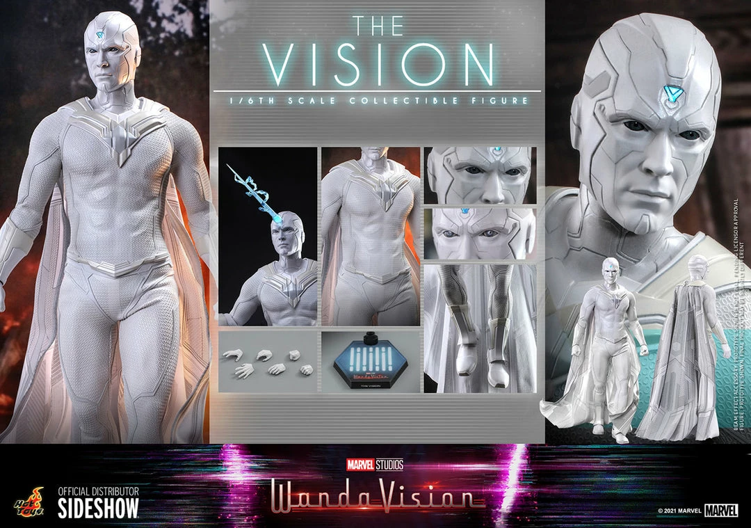 Avengers Earth's Heroes The Vision Sixth Scale Figure By Hot Toys Television Masterpiece Series - WandaVision 17 Avengers Earth's Heroes The Vision Sixth Scale Figure By Hot Toys Television Masterpiece Series - WandaVision