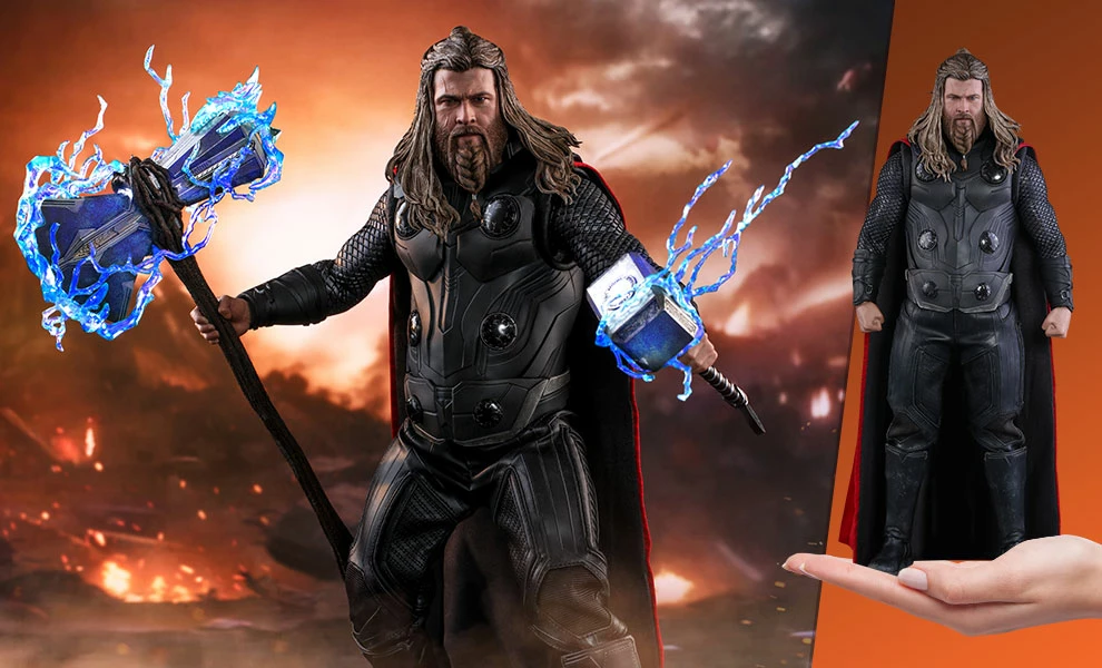 Thor Sixth Scale Figure By Hot Toys Avengers: Endgame - Movie Masterpiece Series 1 Thor Sixth Scale Figure By Hot Toys Avengers: Endgame - Movie Masterpiece Series