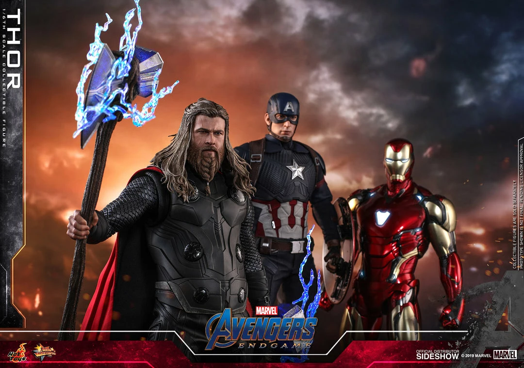 Thor Sixth Scale Figure By Hot Toys Avengers: Endgame - Movie Masterpiece Series 8 Thor Sixth Scale Figure By Hot Toys Avengers: Endgame - Movie Masterpiece Series
