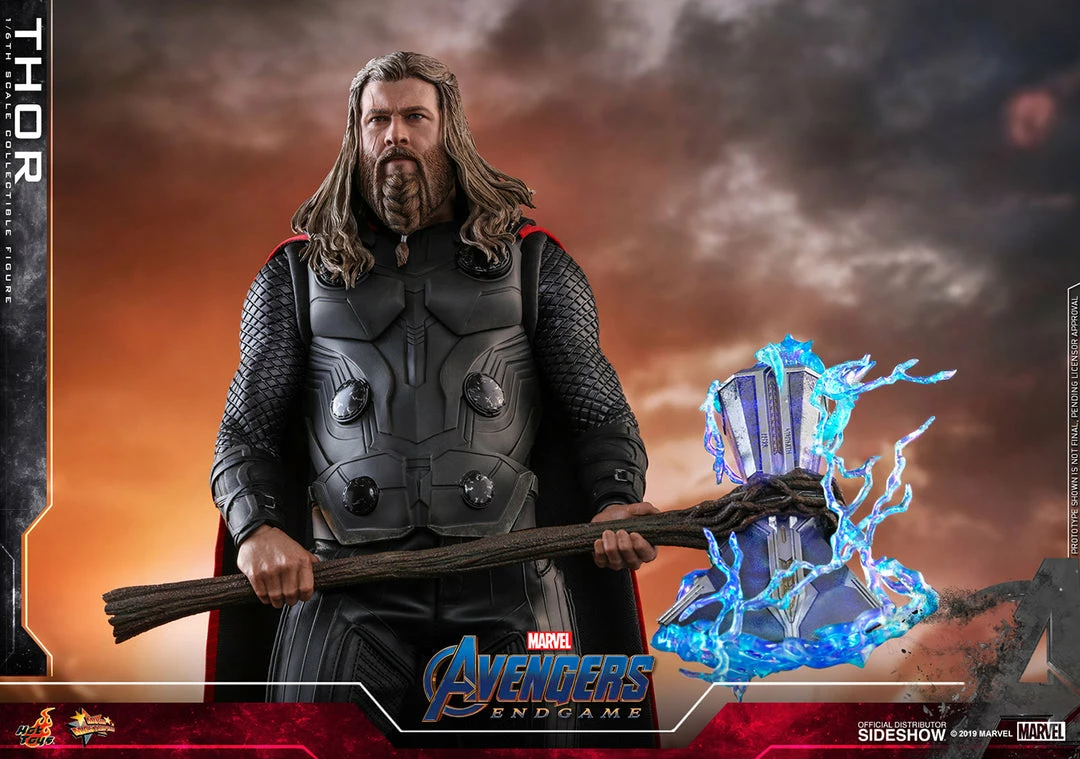 Thor Sixth Scale Figure By Hot Toys Avengers: Endgame - Movie Masterpiece Series 20 Thor Sixth Scale Figure By Hot Toys Avengers: Endgame - Movie Masterpiece Series