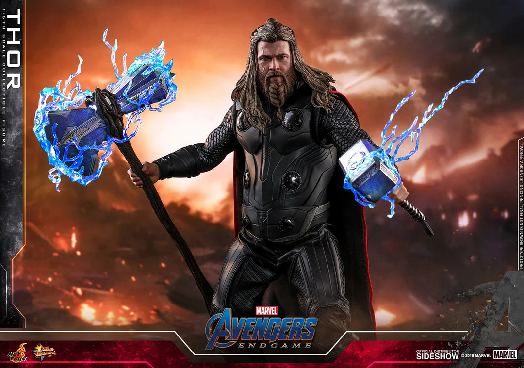 Thor Sixth Scale Figure By Hot Toys Avengers: Endgame - Movie Masterpiece Series 16 Thor Sixth Scale Figure By Hot Toys Avengers: Endgame - Movie Masterpiece Series