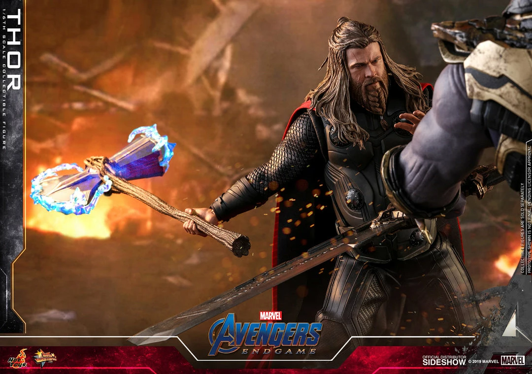 Thor Sixth Scale Figure By Hot Toys Avengers: Endgame - Movie Masterpiece Series 6 Thor Sixth Scale Figure By Hot Toys Avengers: Endgame - Movie Masterpiece Series