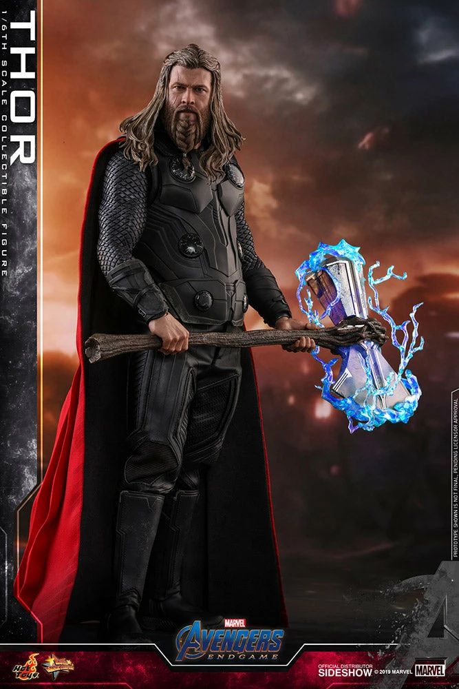 Thor Sixth Scale Figure By Hot Toys Avengers: Endgame - Movie Masterpiece Series 19 Thor Sixth Scale Figure By Hot Toys Avengers: Endgame - Movie Masterpiece Series