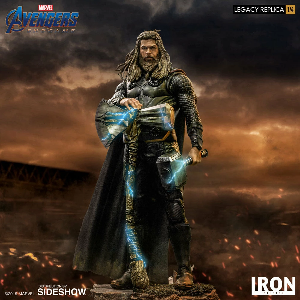 Thor Statue By Iron Studios Avengers: Endgame - 1:4 Legacy Replica By Iron Studios 4 Thor Statue By Iron Studios Avengers: Endgame - 1:4 Legacy Replica By Iron Studios