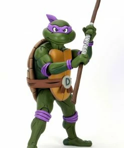 NECA Teenage Mutant Ninja Turtles Cartoon Donatello 1/4 Scale Action Figure