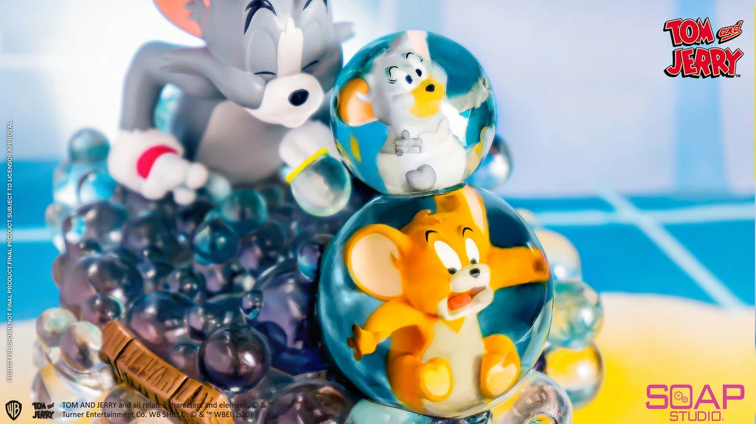 Tom And Jerry - Bath Time Statue By Soap Studio Looney Tunes 3 Tom And Jerry - Bath Time Statue By Soap Studio Looney Tunes