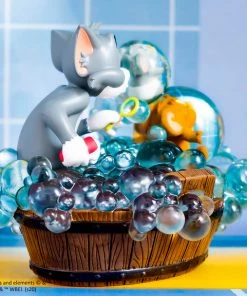 Tom And Jerry - Bath Time Statue By Soap Studio Looney Tunes 14 Tom And Jerry - Bath Time Statue By Soap Studio Looney Tunes