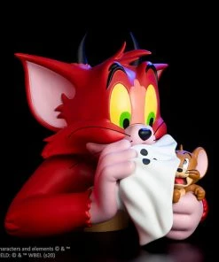 Tom And Jerry (Devil Version) Bust By Soap Studio Glow In The Dark Looney Tunes