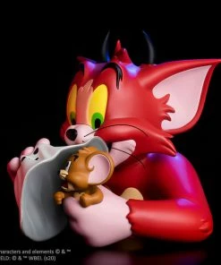 Tom And Jerry (Devil Version) Bust By Soap Studio Glow In The Dark Looney Tunes
