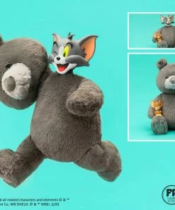 Tom And Jerry Plush Teddy Bear (Charcoal Gray) Collectible Figure By Soap Studio 7 Tom And Jerry Plush Teddy Bear (Charcoal Gray) Collectible Figure By Soap Studio