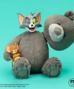 Tom And Jerry Plush Teddy Bear (Charcoal Gray) Collectible Figure By Soap Studio 8 Tom And Jerry Plush Teddy Bear (Charcoal Gray) Collectible Figure By Soap Studio