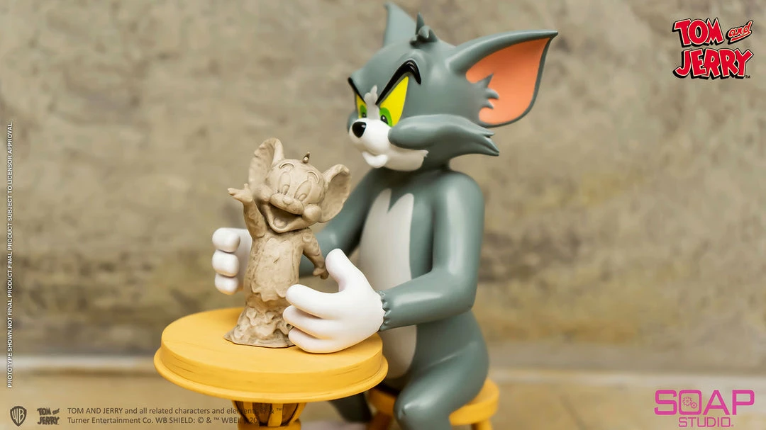 Tom And Jerry - The Sculptor Statue By Soap Studio SIDESHOW COLLECTIBLES 12 Tom And Jerry - The Sculptor Statue By Soap Studio SIDESHOW COLLECTIBLES