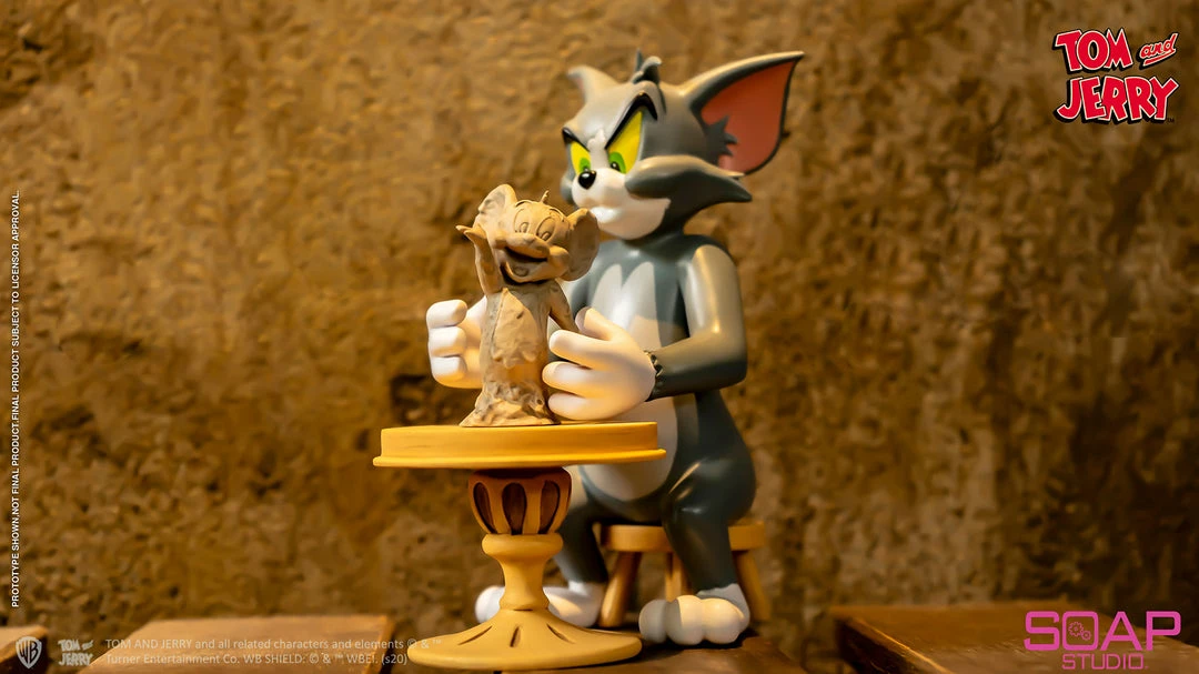 Tom And Jerry - The Sculptor Statue By Soap Studio SIDESHOW COLLECTIBLES 4 Tom And Jerry - The Sculptor Statue By Soap Studio SIDESHOW COLLECTIBLES