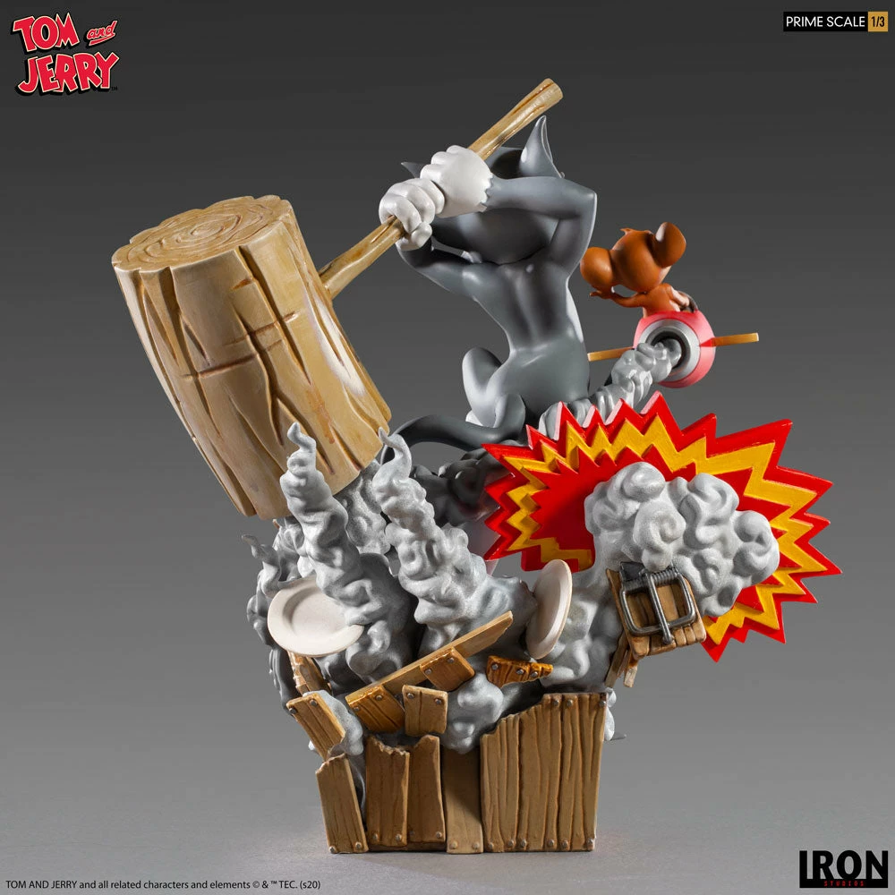 Tom & Jerry Statue By Iron Studios Prime Scale 1:3 2 Tom & Jerry Statue By Iron Studios Prime Scale 1:3