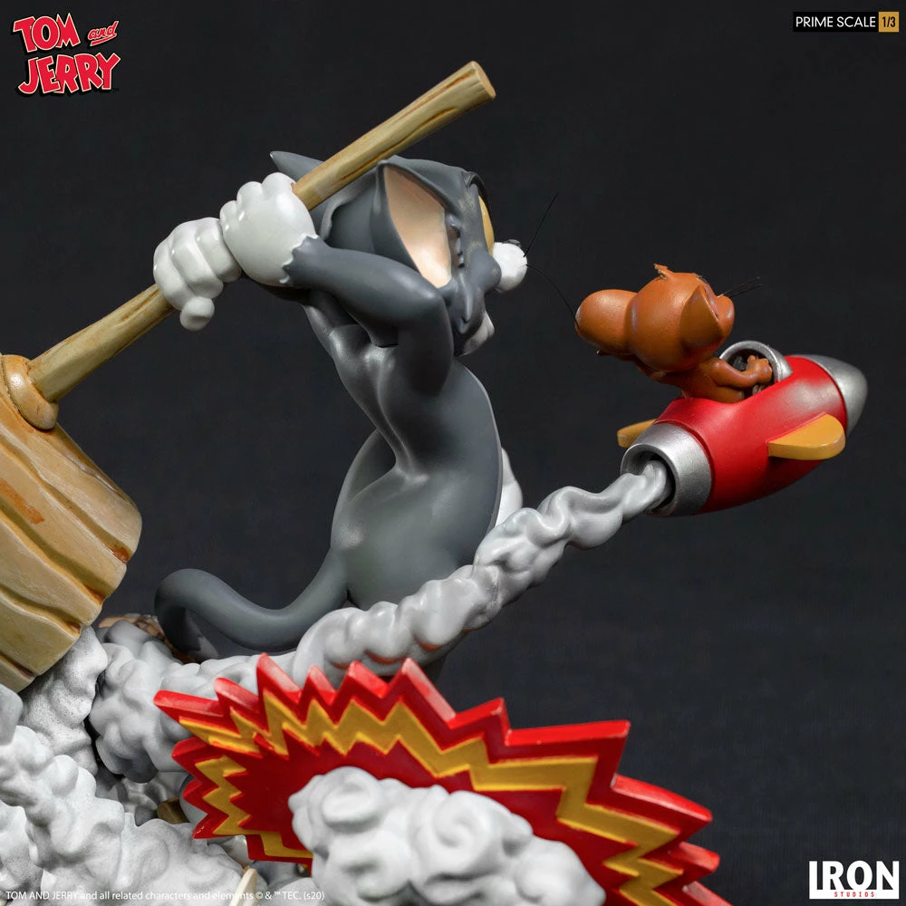 Tom & Jerry Statue By Iron Studios Prime Scale 1:3 3 Tom & Jerry Statue By Iron Studios Prime Scale 1:3