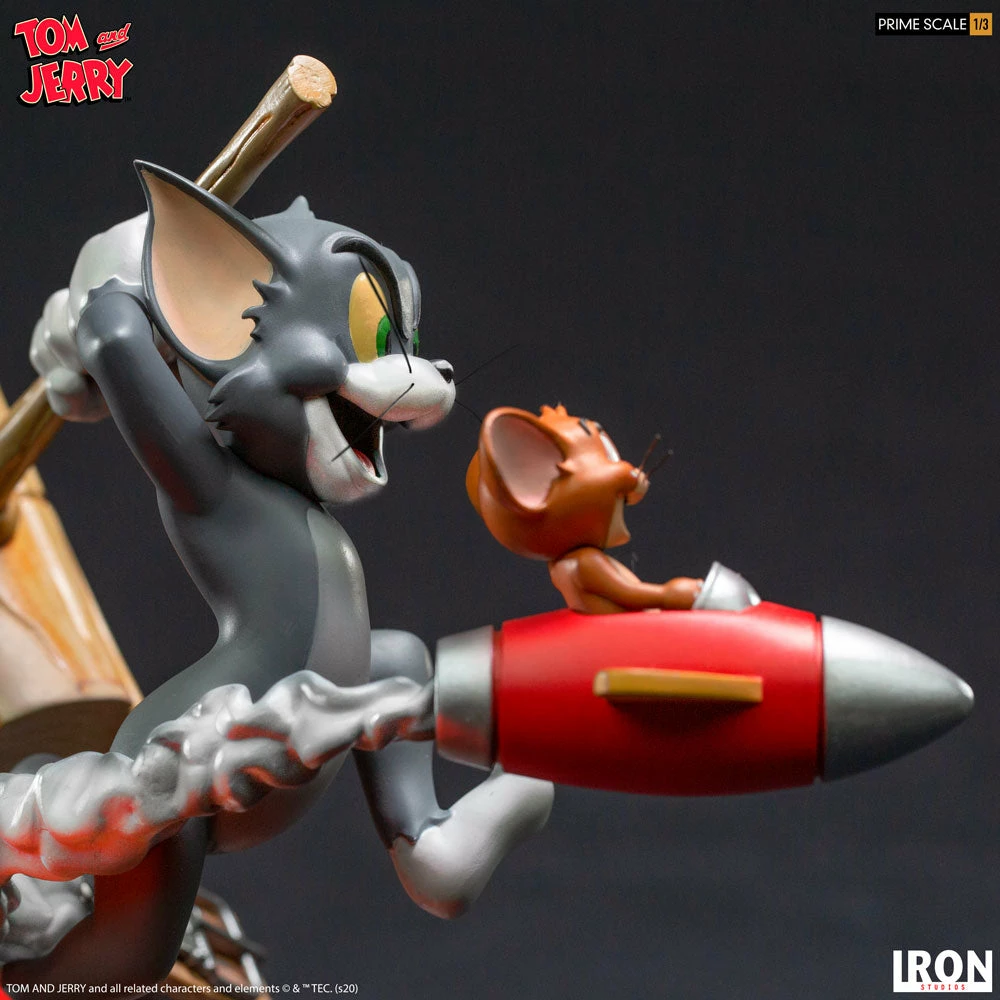 Tom & Jerry Statue By Iron Studios Prime Scale 1:3 12 Tom & Jerry Statue By Iron Studios Prime Scale 1:3