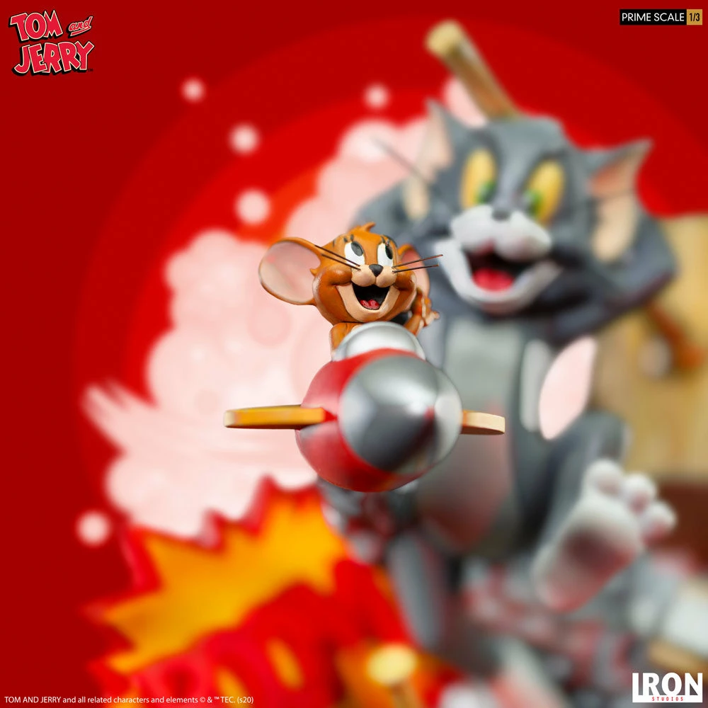 Tom & Jerry Statue By Iron Studios Prime Scale 1:3 14 Tom & Jerry Statue By Iron Studios Prime Scale 1:3