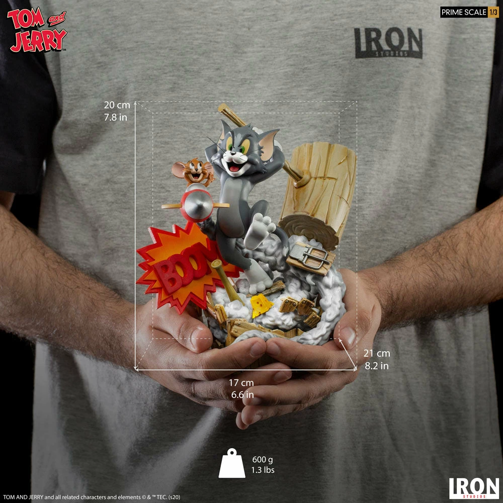 Tom & Jerry Statue By Iron Studios Prime Scale 1:3 5 Tom & Jerry Statue By Iron Studios Prime Scale 1:3