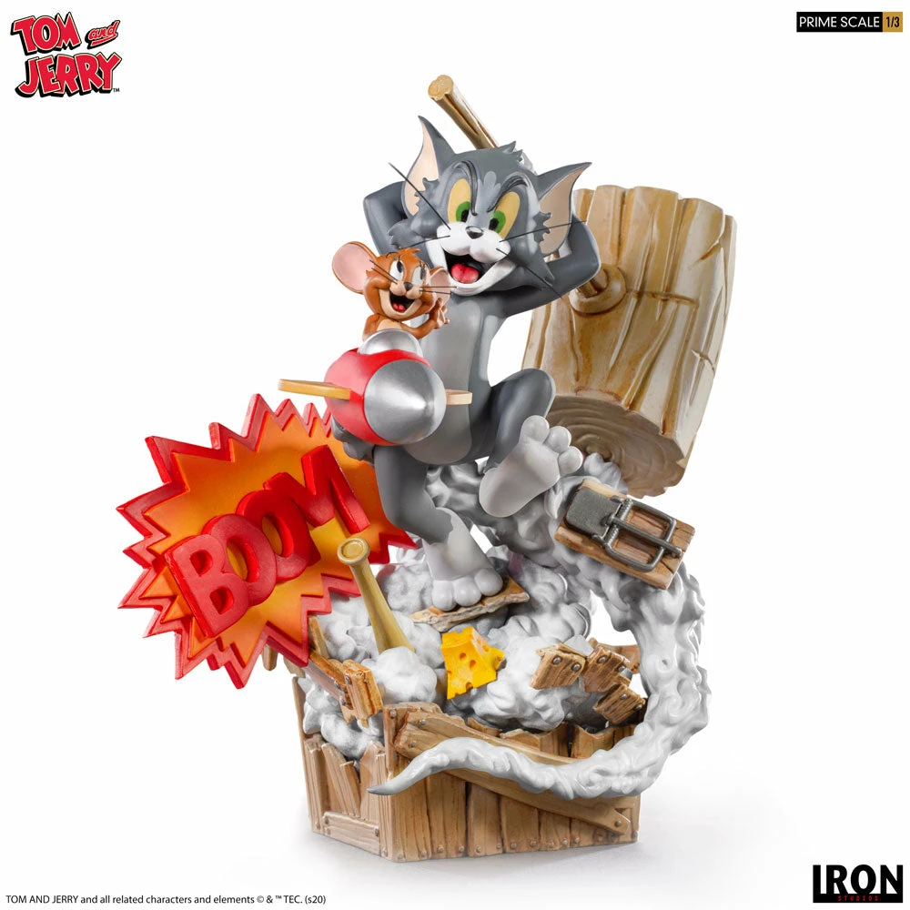 Tom & Jerry Statue By Iron Studios Prime Scale 1:3 10 Tom & Jerry Statue By Iron Studios Prime Scale 1:3