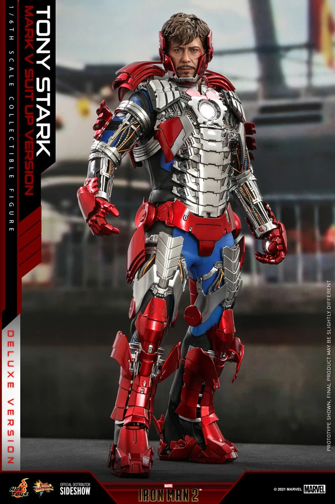 Tony Stark (Mark V Suit Up Version) Deluxe Sixth Scale Figure By Hot Toys Movie Masterpiece Series – Iron Man 2 7 Tony Stark (Mark V Suit Up Version) Deluxe Sixth Scale Figure By Hot Toys Movie Masterpiece Series – Iron Man 2