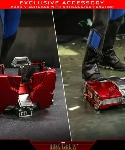 Tony Stark (Mark V Suit Up Version) Deluxe Sixth Scale Figure By Hot Toys Movie Masterpiece Series – Iron Man 2 41 Tony Stark (Mark V Suit Up Version) Deluxe Sixth Scale Figure By Hot Toys Movie Masterpiece Series – Iron Man 2