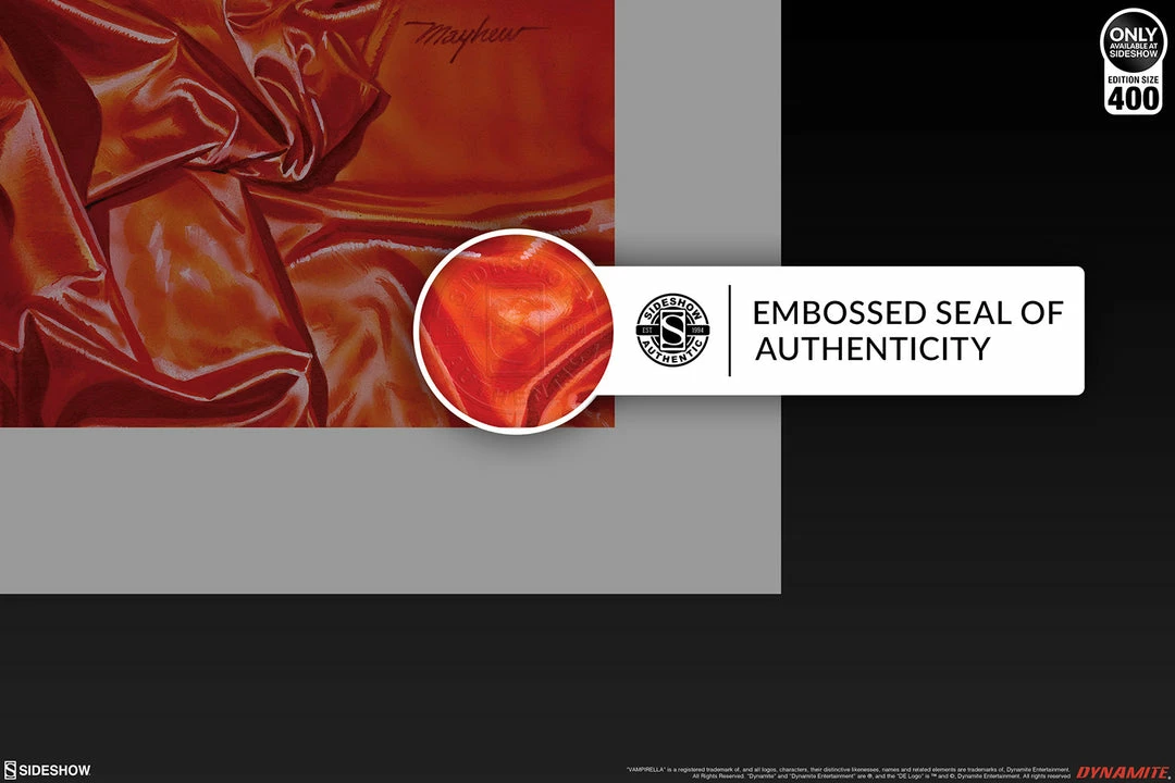 Vampirella: Roses For The Dead Fine Art Print By Renowned Comic Book Artist Mike Mayhew. Art Print By Sideshow Collectibles Art Work Murals & Prints 5 Vampirella: Roses For The Dead Fine Art Print By Renowned Comic Book Artist Mike Mayhew. Art Print By Sideshow Collectibles Art Work Murals & Prints