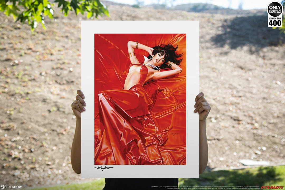 Vampirella: Roses For The Dead Fine Art Print By Renowned Comic Book Artist Mike Mayhew. Art Print By Sideshow Collectibles Art Work Murals & Prints 6 Vampirella: Roses For The Dead Fine Art Print By Renowned Comic Book Artist Mike Mayhew. Art Print By Sideshow Collectibles Art Work Murals & Prints