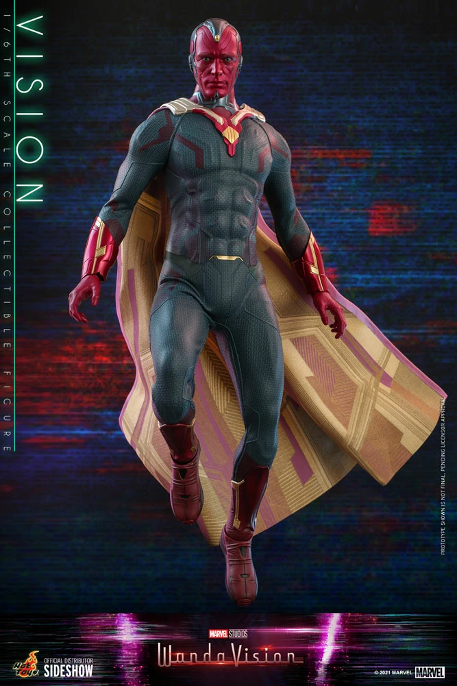 Avengers Earth's Heroes Vision Sixth Scale Figure By Hot Toys Television Masterpiece Series - WandaVision 15 Avengers Earth's Heroes Vision Sixth Scale Figure By Hot Toys Television Masterpiece Series - WandaVision