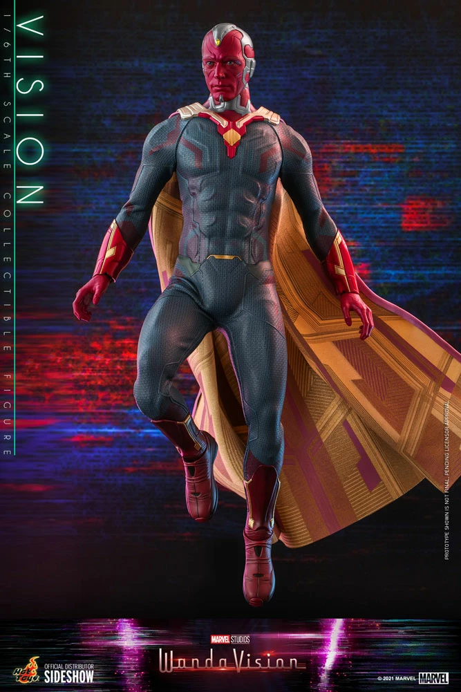 Avengers Earth's Heroes Vision Sixth Scale Figure By Hot Toys Television Masterpiece Series - WandaVision 18 Avengers Earth's Heroes Vision Sixth Scale Figure By Hot Toys Television Masterpiece Series - WandaVision
