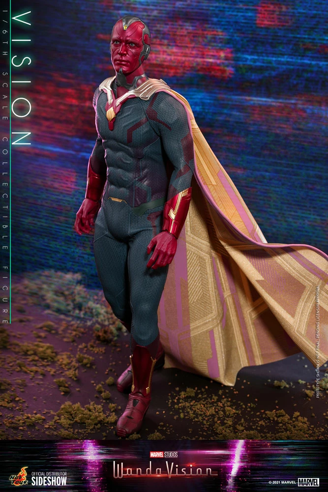 Avengers Earth's Heroes Vision Sixth Scale Figure By Hot Toys Television Masterpiece Series - WandaVision 16 Avengers Earth's Heroes Vision Sixth Scale Figure By Hot Toys Television Masterpiece Series - WandaVision
