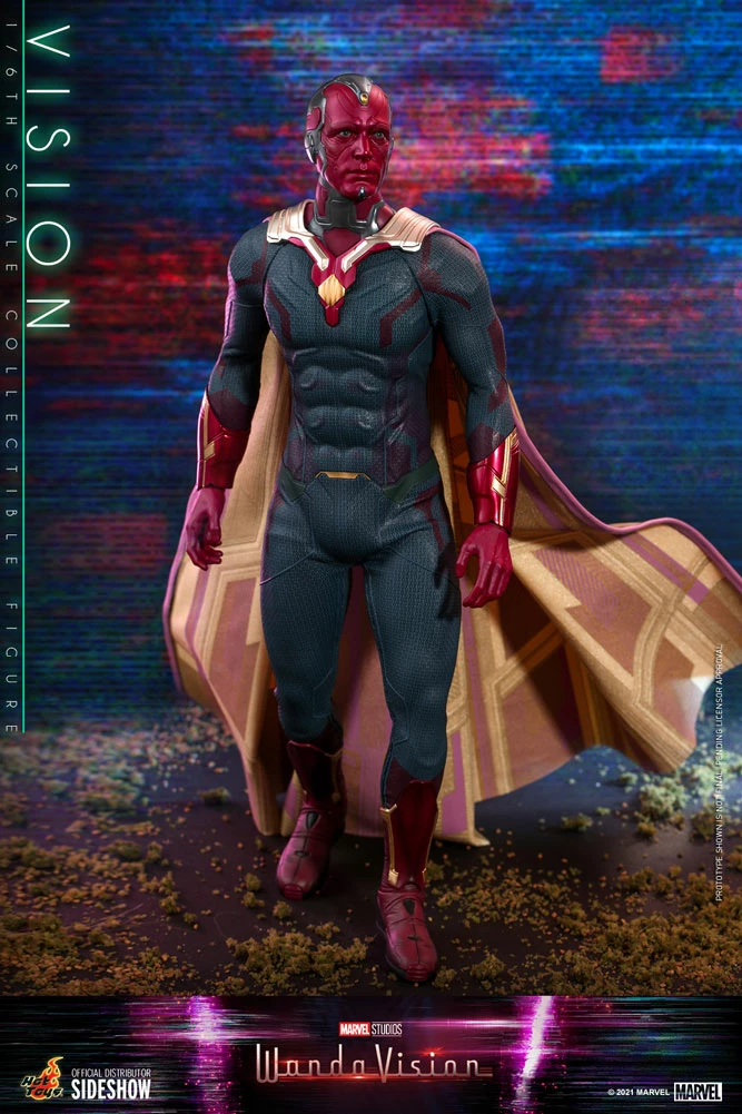 Avengers Earth's Heroes Vision Sixth Scale Figure By Hot Toys Television Masterpiece Series - WandaVision 9 Avengers Earth's Heroes Vision Sixth Scale Figure By Hot Toys Television Masterpiece Series - WandaVision