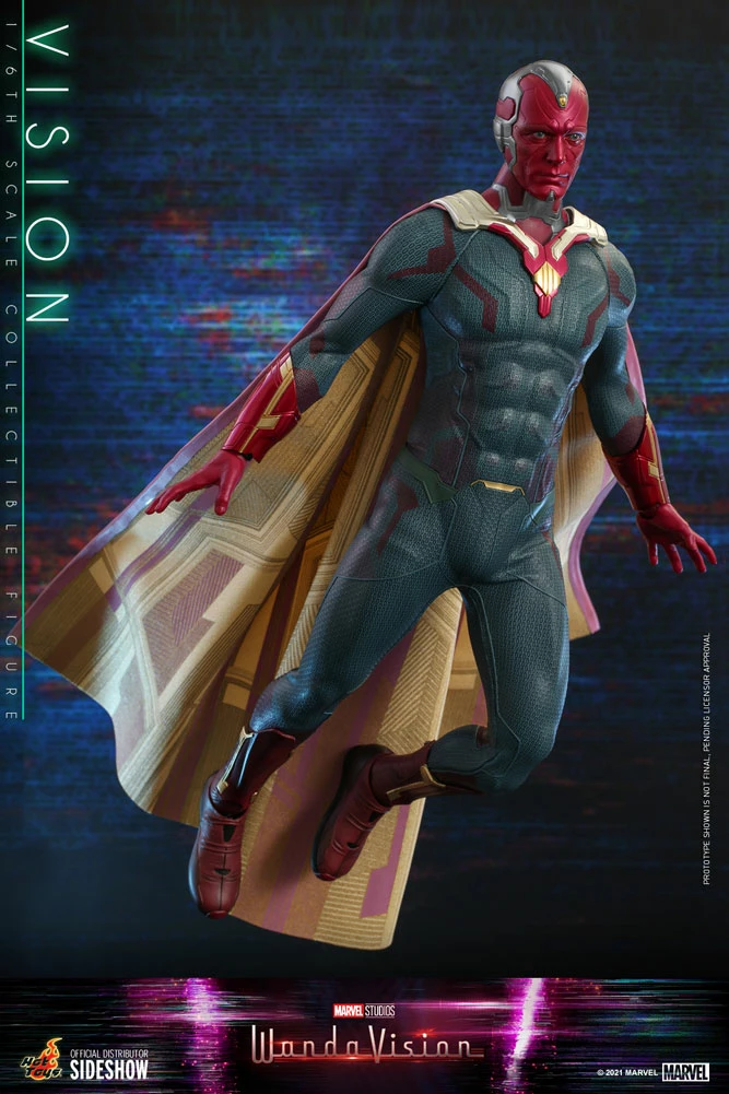 Avengers Earth's Heroes Vision Sixth Scale Figure By Hot Toys Television Masterpiece Series - WandaVision 17 Avengers Earth's Heroes Vision Sixth Scale Figure By Hot Toys Television Masterpiece Series - WandaVision
