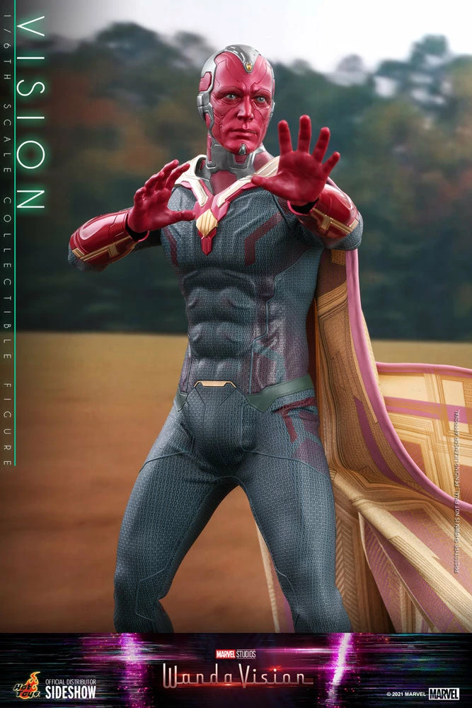 Avengers Earth's Heroes Vision Sixth Scale Figure By Hot Toys Television Masterpiece Series - WandaVision 12 Avengers Earth's Heroes Vision Sixth Scale Figure By Hot Toys Television Masterpiece Series - WandaVision
