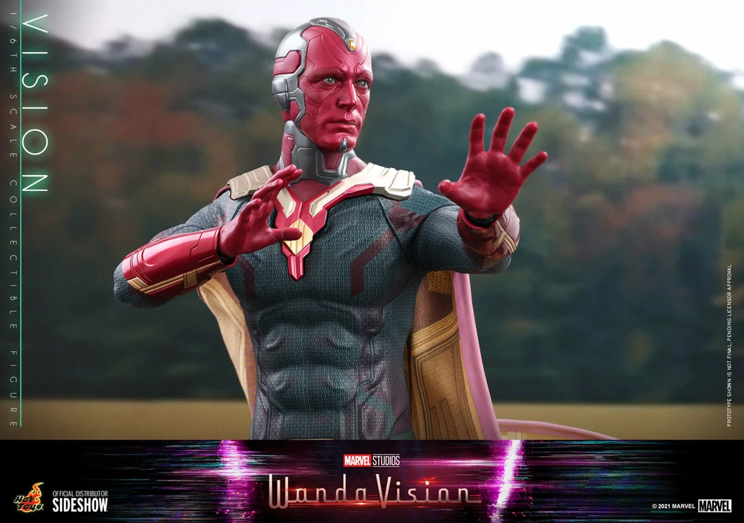 Avengers Earth's Heroes Vision Sixth Scale Figure By Hot Toys Television Masterpiece Series - WandaVision 7 Avengers Earth's Heroes Vision Sixth Scale Figure By Hot Toys Television Masterpiece Series - WandaVision