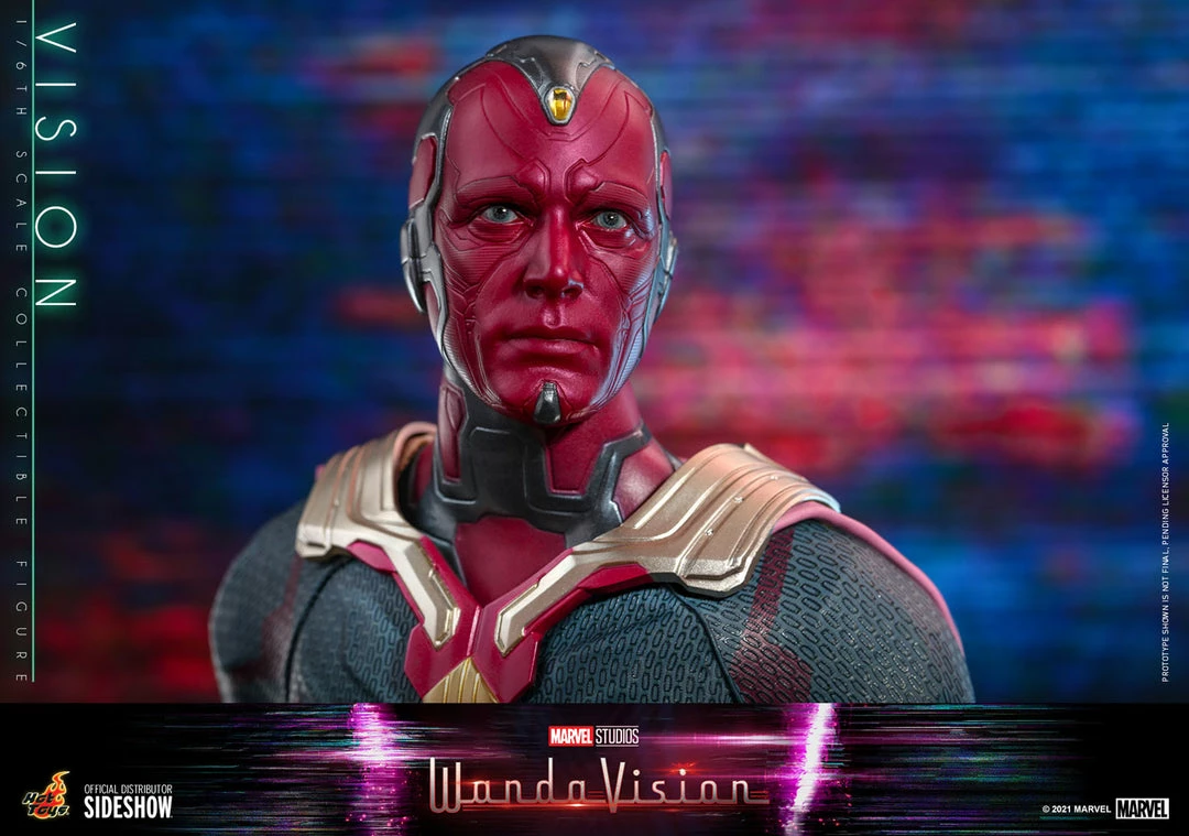 Avengers Earth's Heroes Vision Sixth Scale Figure By Hot Toys Television Masterpiece Series - WandaVision 5 Avengers Earth's Heroes Vision Sixth Scale Figure By Hot Toys Television Masterpiece Series - WandaVision