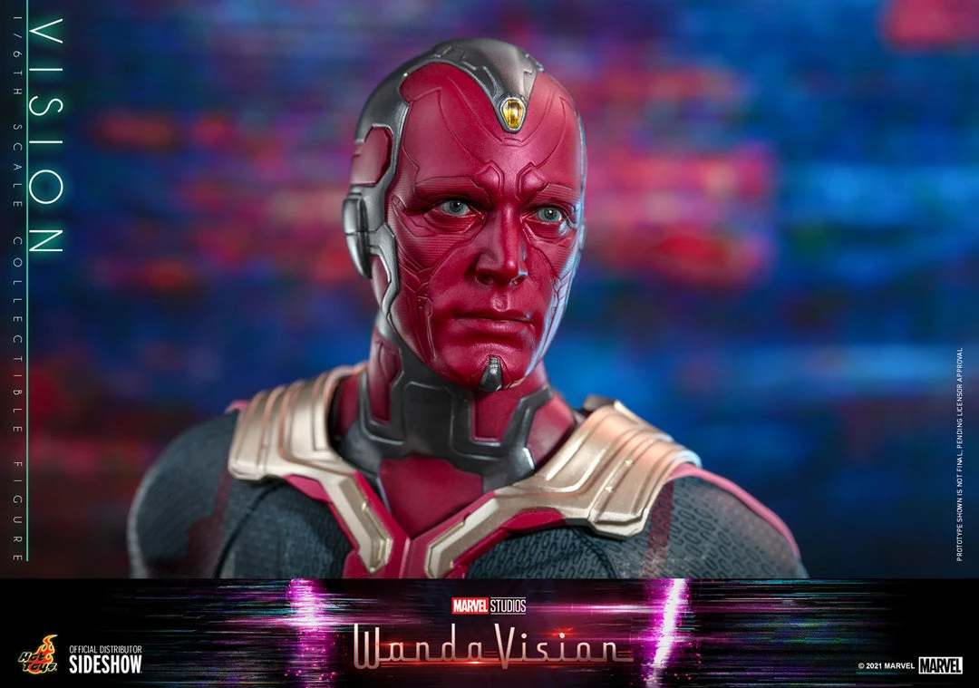 Avengers Earth's Heroes Vision Sixth Scale Figure By Hot Toys Television Masterpiece Series - WandaVision 6 Avengers Earth's Heroes Vision Sixth Scale Figure By Hot Toys Television Masterpiece Series - WandaVision